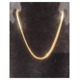 Gold tone necklace