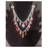 Christopher & Banks beaded string necklace