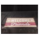 Welcome Friends wood sign