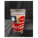 Coca-Cola collectible patriotic glass