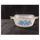Vintage Fire King Blue Cornflower Mini Casserole