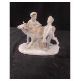 Vintage 'Boys with Calf' figurine. Made in Japan