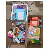 3 boxes of miscellaneous toys
