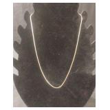 Silver colored chain