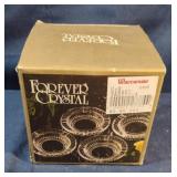 Vintage Forever Crystal Set of 4 ash trays