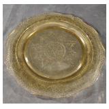 Vintage Federal Glass 'Patrician Amber' serving