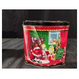M & Ms collectible metal tin can