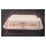 Sangostone 3664 Coquille butter dish. Made in