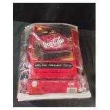 Coca-Cola acrylic Jacquard throw
