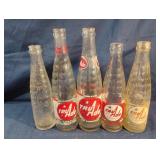 Vintage TruAde glass bottles