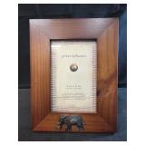 Elephant 4x6 photo frame wooden