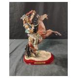 Vintage Native American Indian Sculpture by