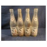 Vintage Brownie 10 fl oz glass bottles. 4 total