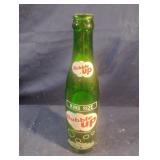 Vintage Bubble Up green 10 fl oz glass bottle