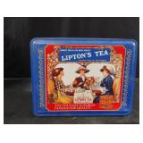 Vintage Lipton's Tea metal tin