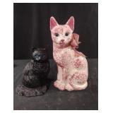 Cat statues