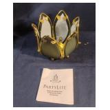 Party Lite 'Lotus' candle holder in box