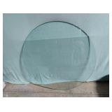 Round glass table top 32' x 1/2'. Has some small