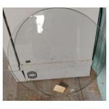 Round glass table top 23 3/4* x 1/2'
