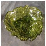 Vintage Indiana Glass Loganberry Bowl Avocado