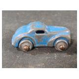 Vintage Barclay blue slush die-cast metal toy car