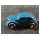 Vintage Barclay blue slush die-cast metal toy car