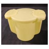 Vintage Tupperware yellow sugar dispenser