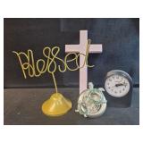 Car air freshener holder, sharp clock, decor