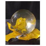 Yellow rose globe