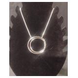 Silvertone necklace