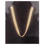 Goldtone necklace