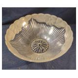 Floral frosted lamp shade