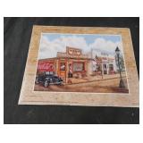 Scafa Tornbene Art Print COCA COLA Barber Shop