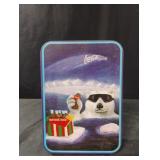 Vintage Coca-Cola collectible metal tin can