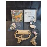Assorted wall art and decor