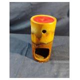 Pottery candle holder