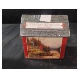 Vintage Coca-Cola metal tin can Valentines heart