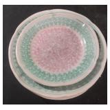 Solimene Vietri pottery plates. 5 pieces