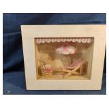 Nautical themed shadow box