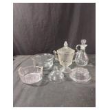 Vintage glass decor