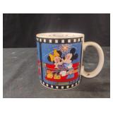 Mickey Mouse and Minnie Mouse collectible mug
