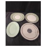 Vintage ceramic serving plates