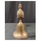 Brass pineapple bell