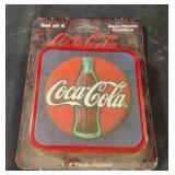 Coca-Cola collectible coasters. Set of 4
