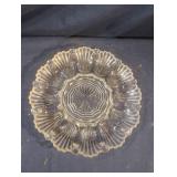 Vintage Anchor Hocking Clear Glass Deviled Egg