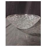 Vintage glass serving bowl