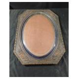 Vintage oval curved pictire frame