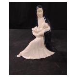 Vintage porcelain madonna "Mother Mary and Jesus"