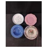 Vintage ceramic bowls and plates