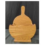 Wooden plate holder